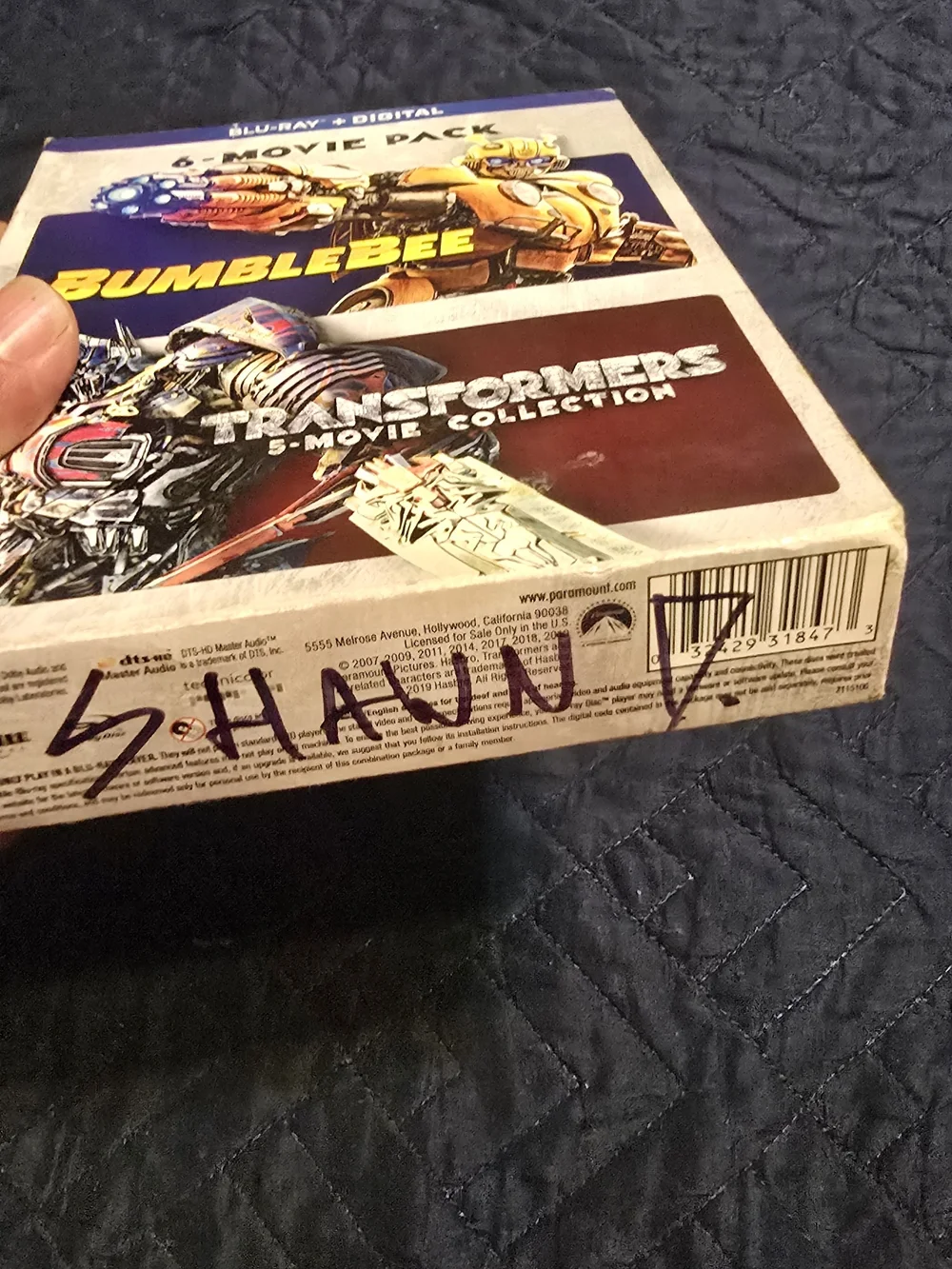 Transformers Bumblebee 6-Movie Blu-ray Pack. Read Description